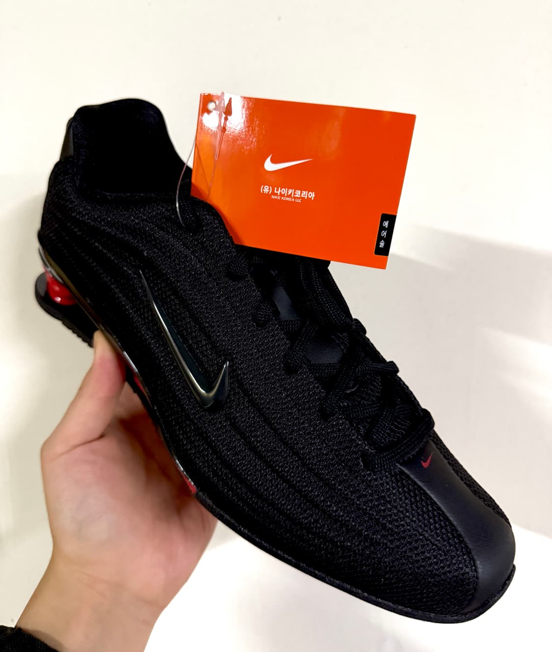 (255,260)(새상품)나이키 스니커즈 샥스 z 블랙 유니버시티 레드 상품이미지3