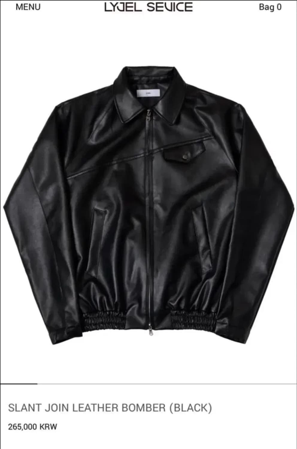리젤서비스 레더 가죽 자켓 1 상품이미지1