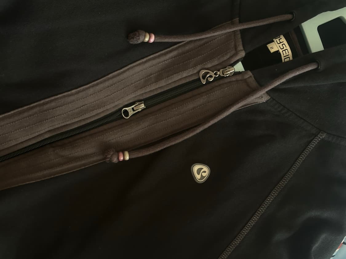 PUCKERING HOOD ZIP-UP BLACK 상품이미지5