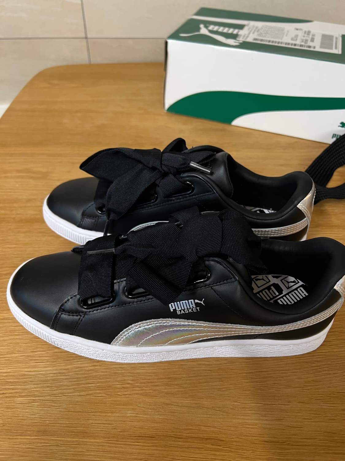 [260mm] [새제품] 푸마 바스켓 하트 (블랙) 상품이미지3