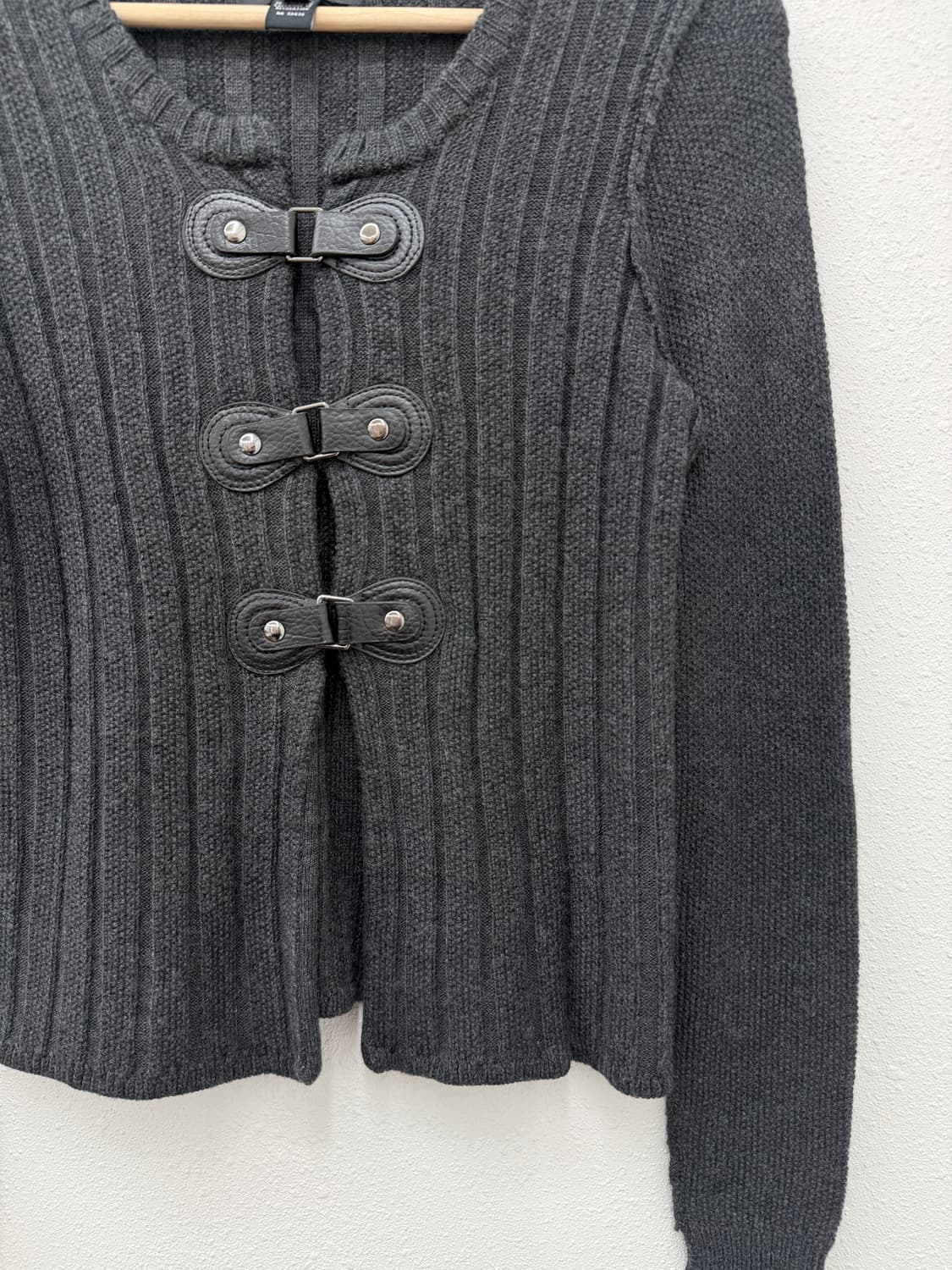 빈티지 tahari 슬림 버클 니트 가디건 상품이미지6