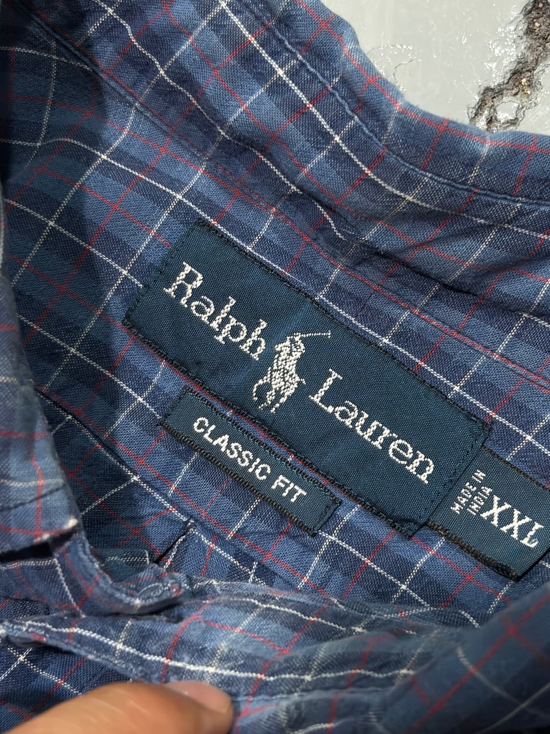 폴로 랄프로렌(PoloRalphLauren) 빈티지 체크 반팔 셔츠 상품이미지3