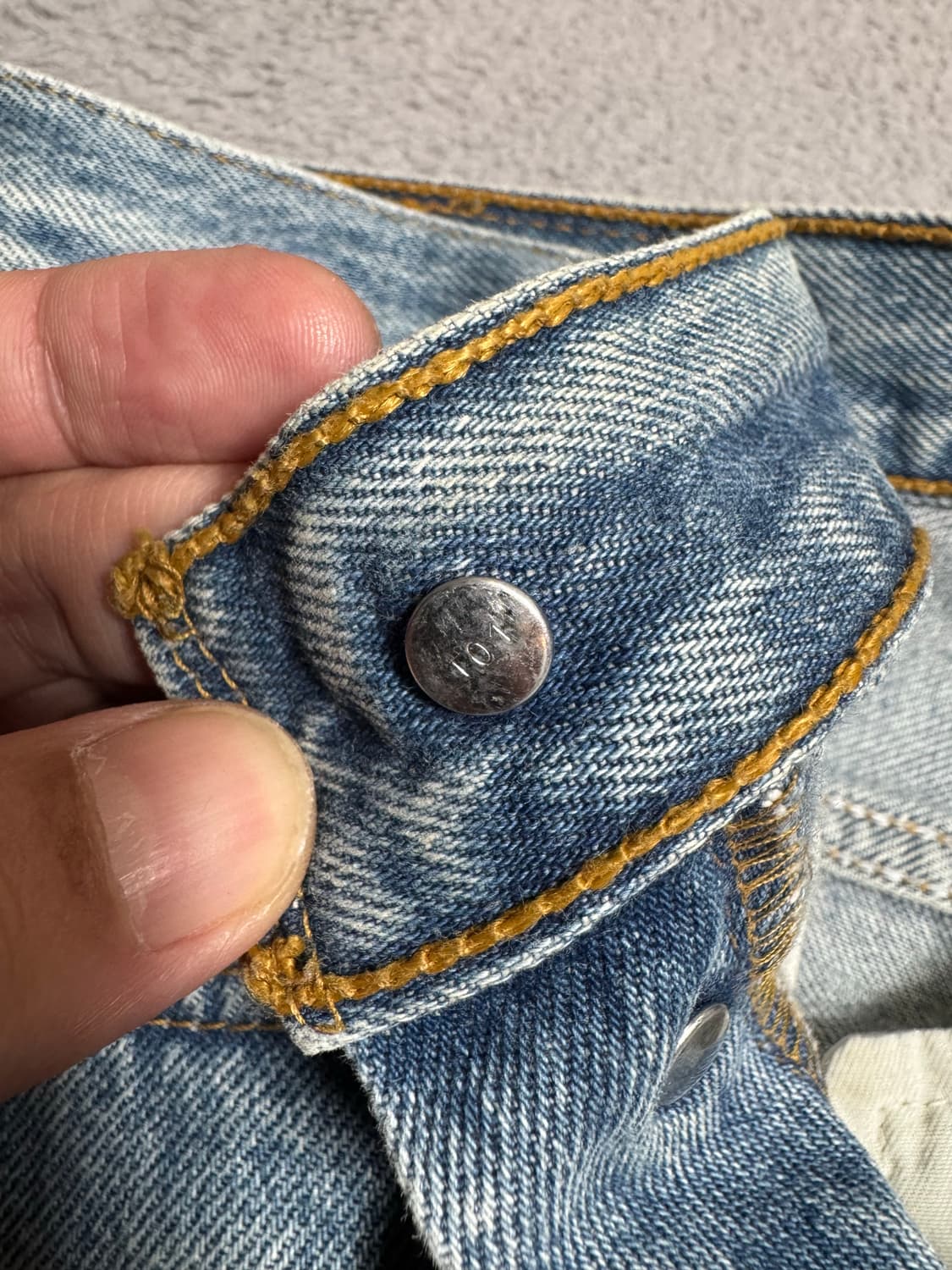 리바이스 나이트웍스 NIGHTWAKS 리메이크 501 청바지 연청 상품이미지9