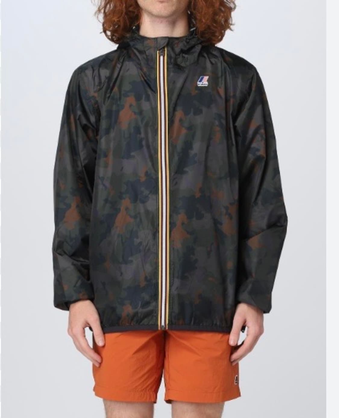 K-Way 까웨 밀리터리 카모 바람막이 XL 상품이미지1