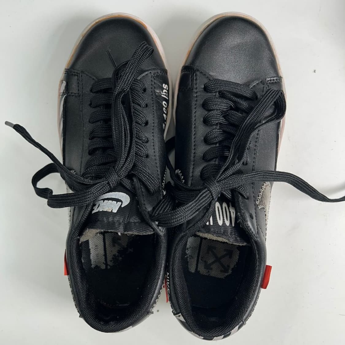 NIKE X OFF WHITE Blazer Low 스니커즈 235 상품이미지5