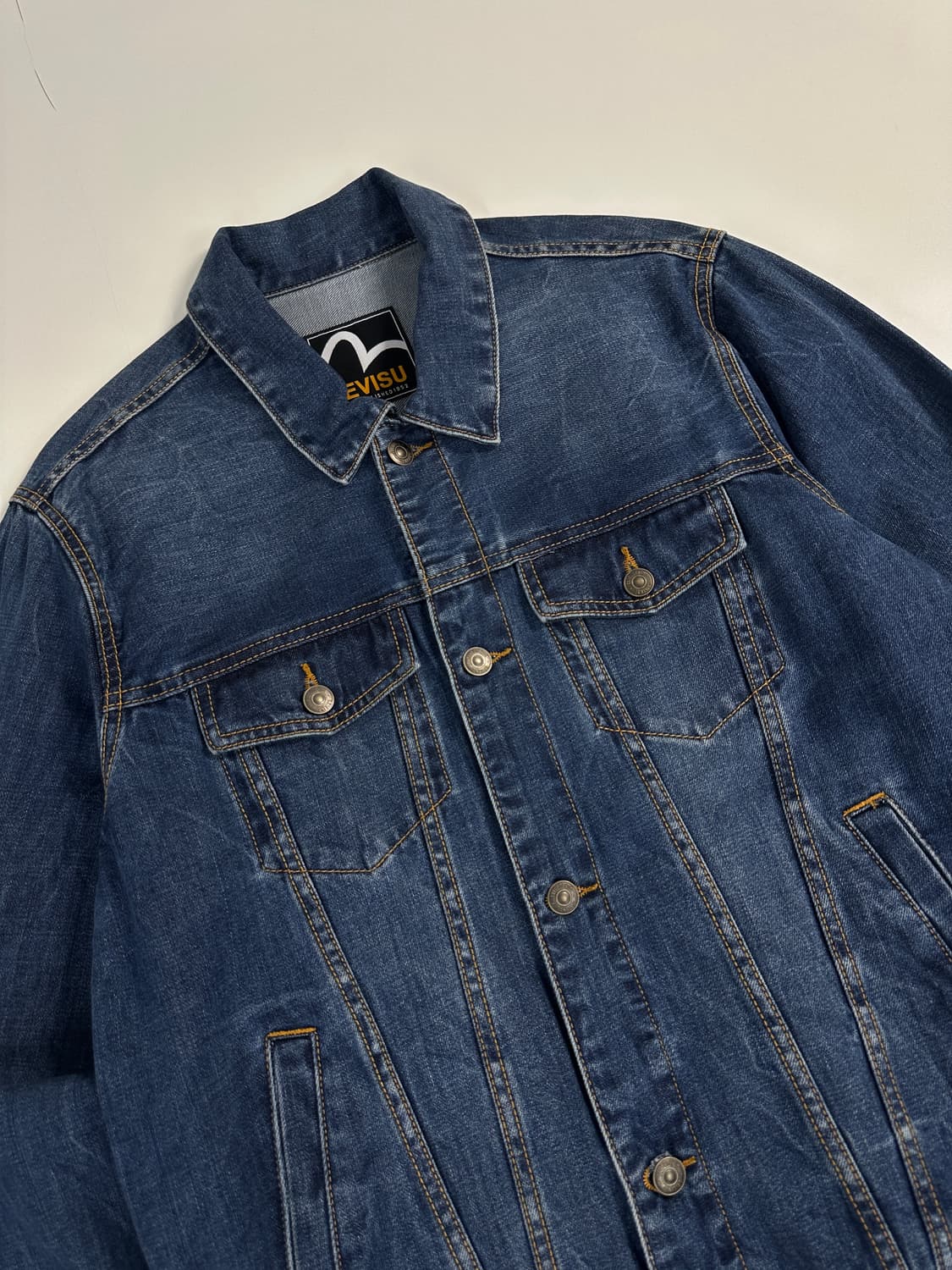 에비수 Evisu 데님 트러커 자켓 XL 상품이미지1