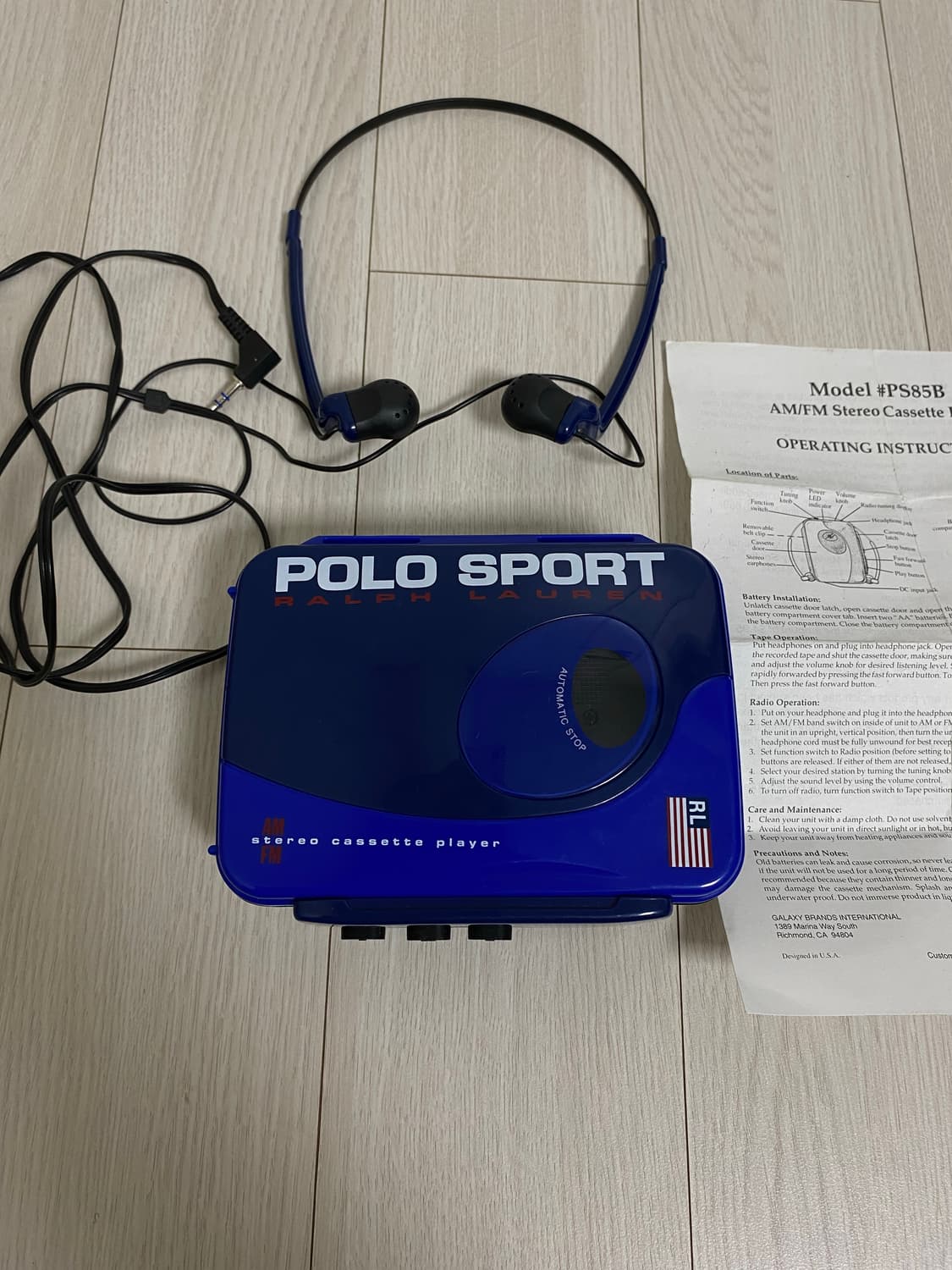 1993년 POLO SPORT CASSETTE PLAYER OG 상품이미지2