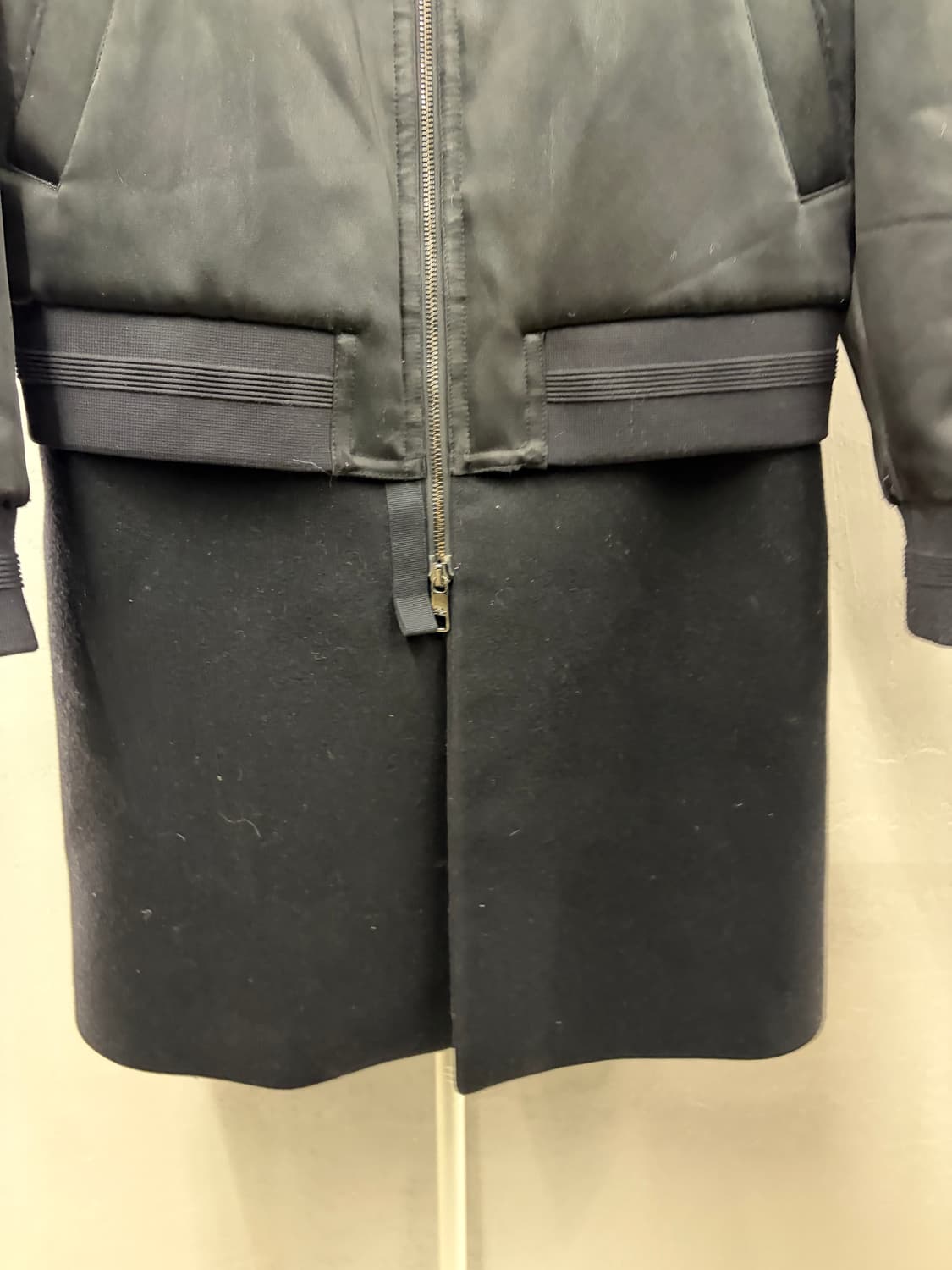 닐바렛 블랙 봄버 코트 46 상품이미지4