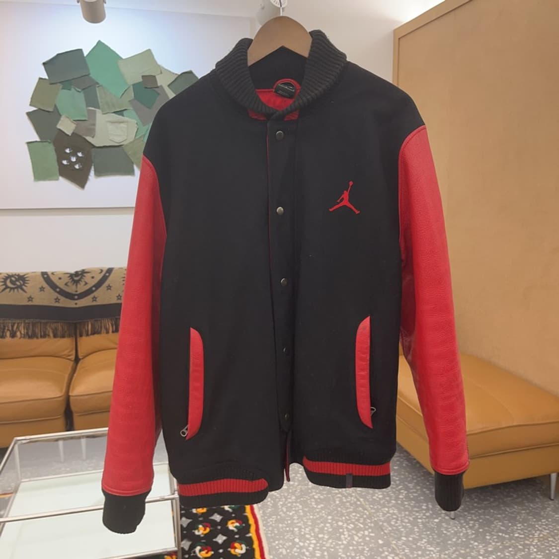 나이키 조던 올드스쿨 울 레더 스타디움 바시티 자켓 L C06785 상품이미지3