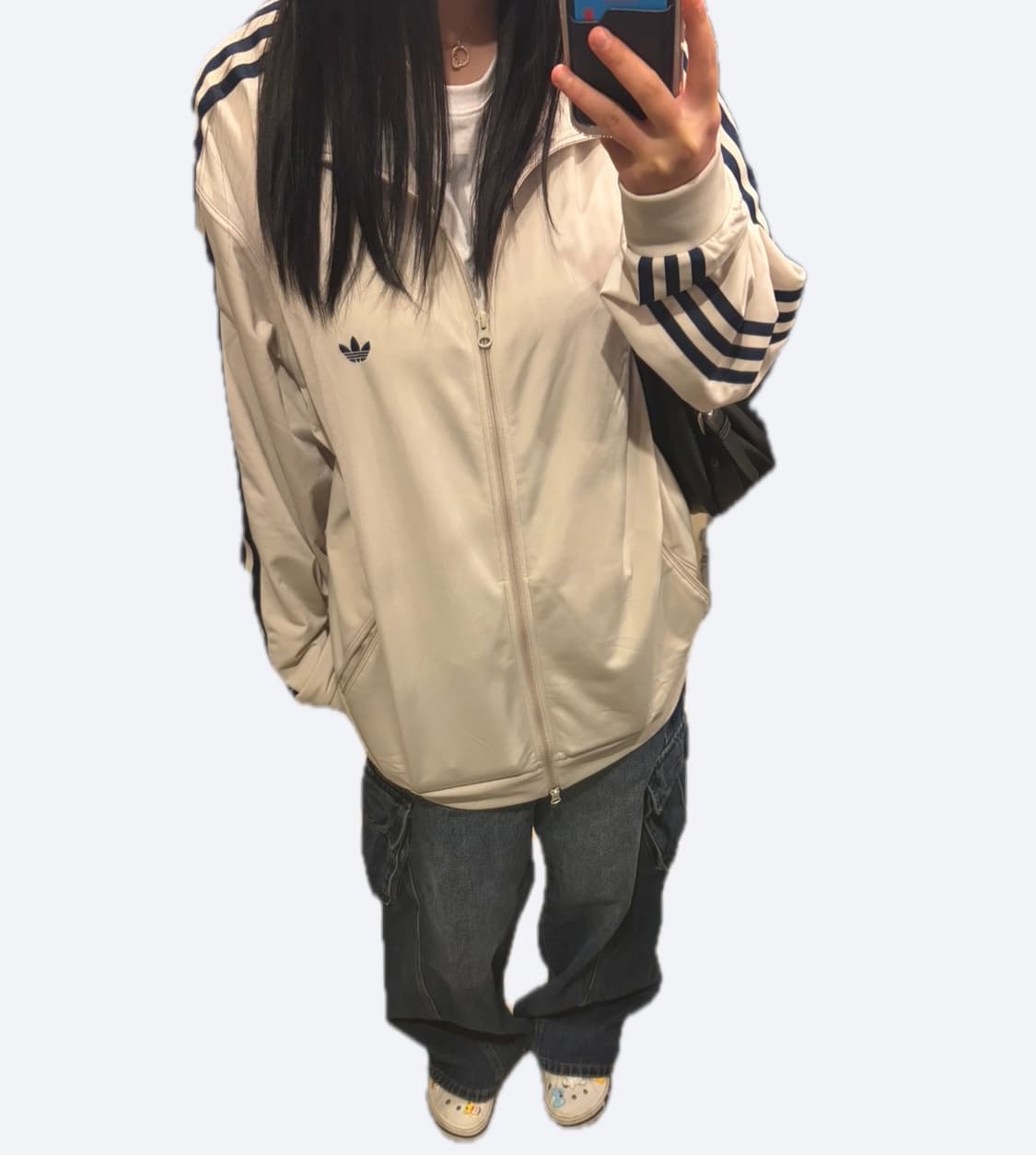 ✨아디다스 베켄바우어 파이어버드 크림 트랙탑 져지✨ 상품이미지1