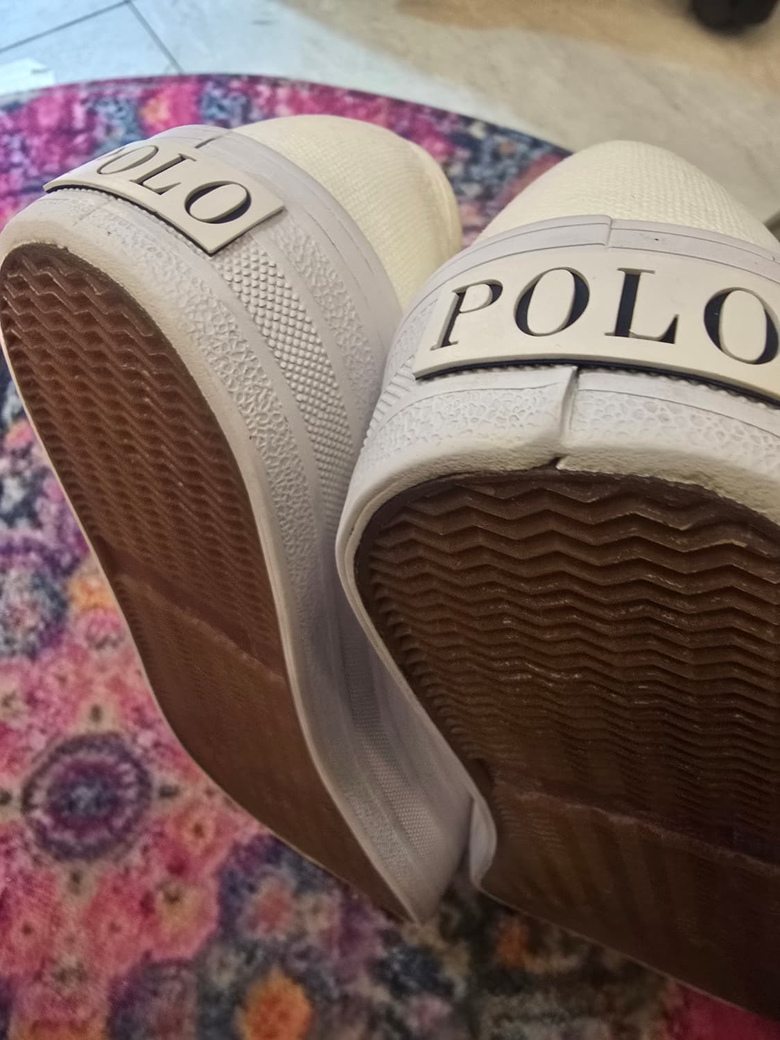 폴로 랄 로렌(Polo Ralph Lauren) 통굽 로우탑  캔버스 상품이미지6