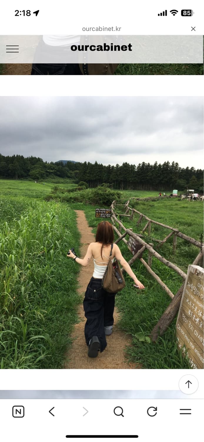 아워캐비넷 생지 데님 상품이미지3