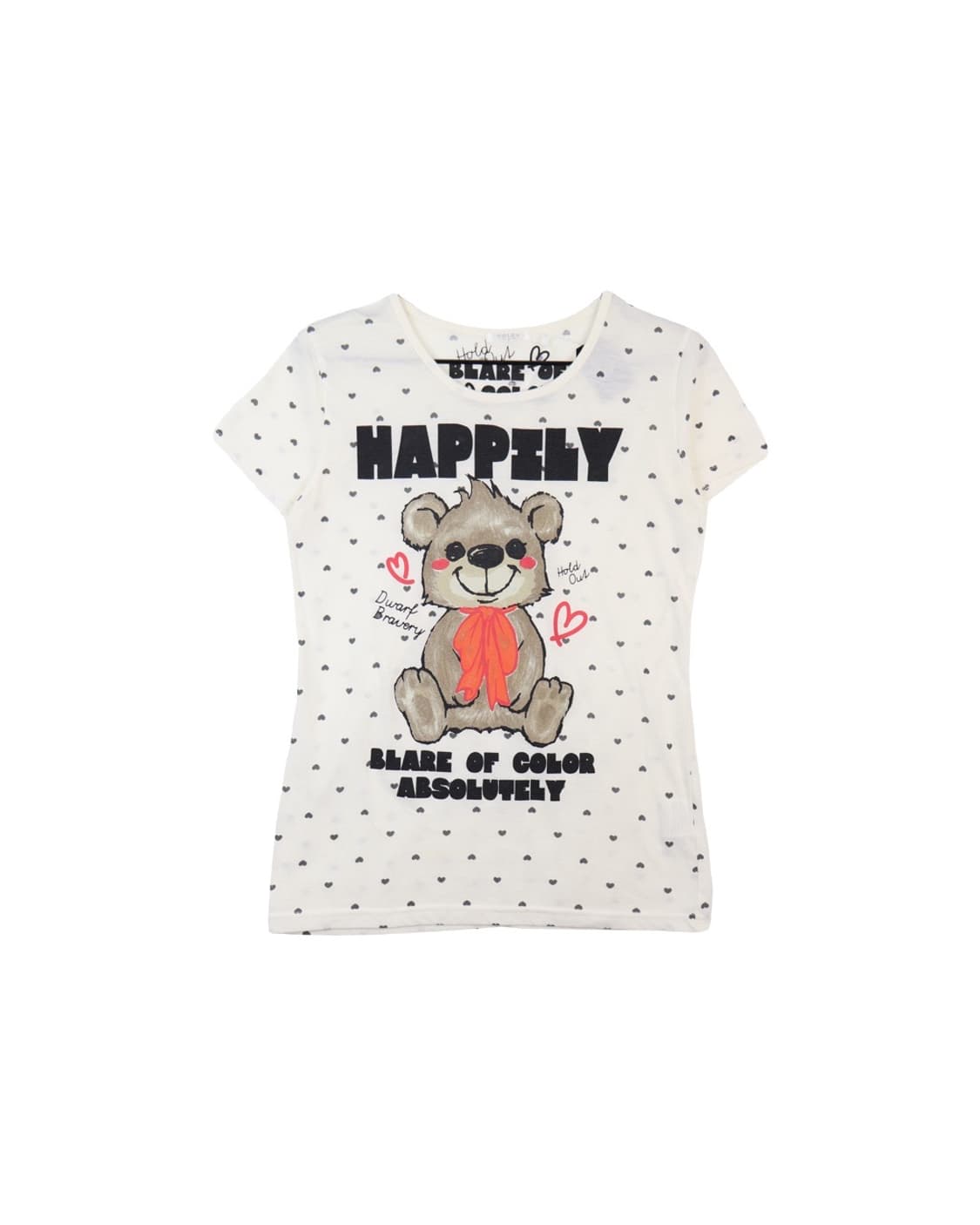 Colza Kitsch Bear Short Sleeve T-Shirts 상품이미지3