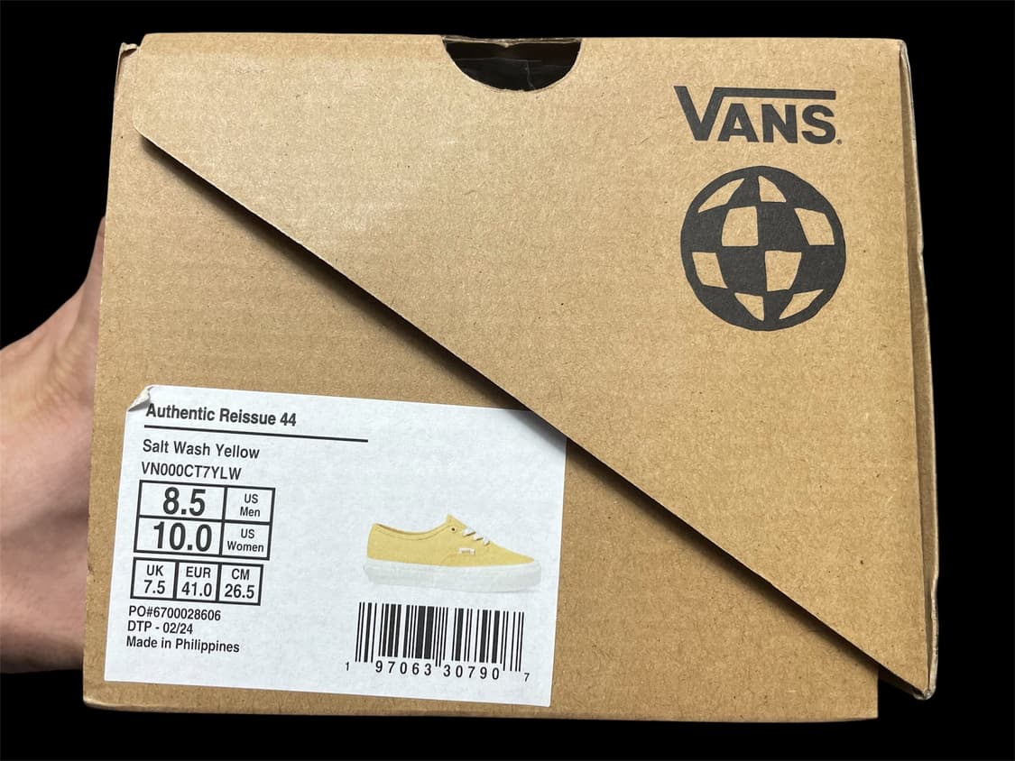 반스 어센틱 리이슈 44 솔트 워시 옐로우 사이즈 265 상품이미지10