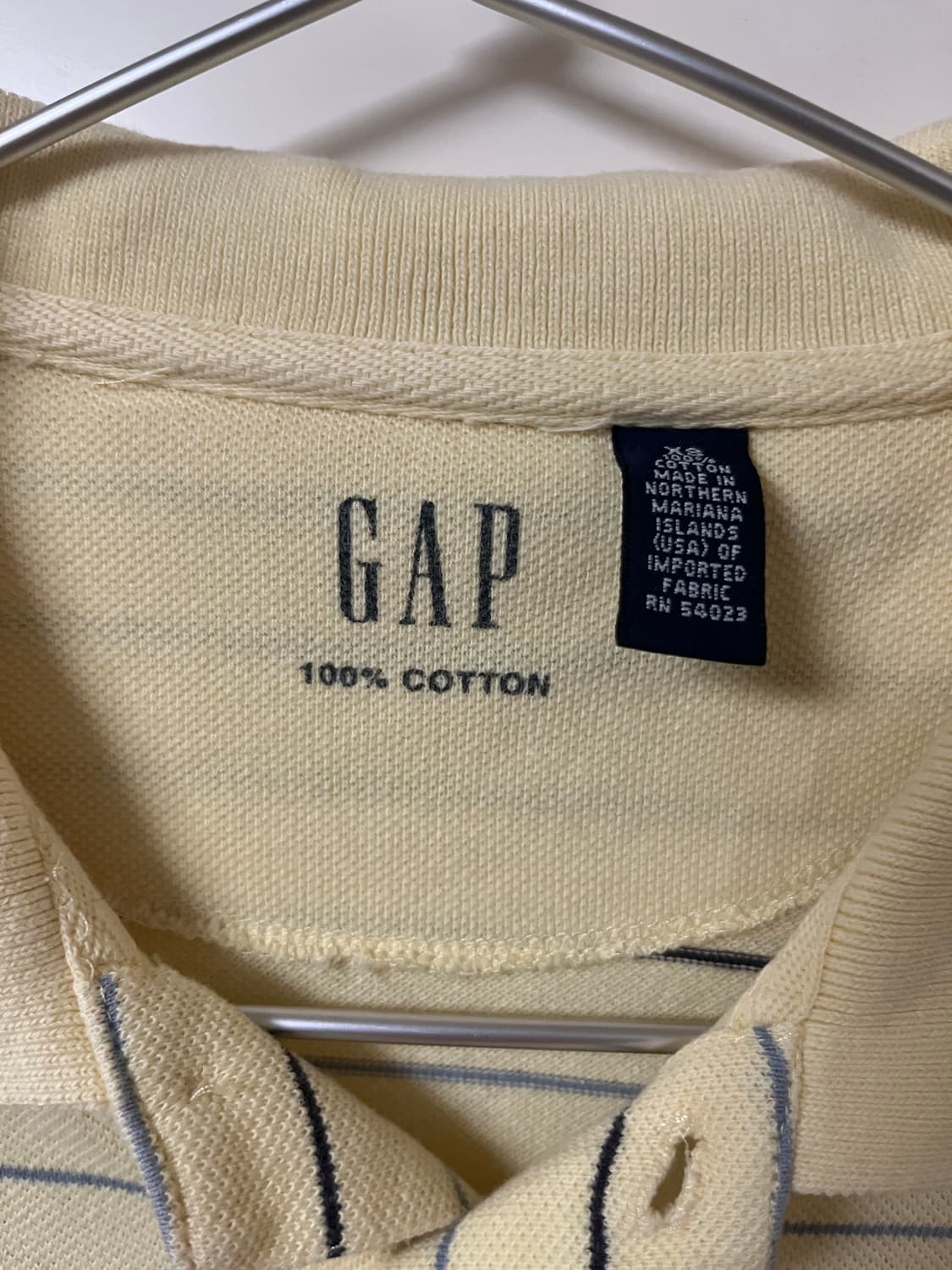 90‘s old gap made in USA polo t-shirts 상품이미지5