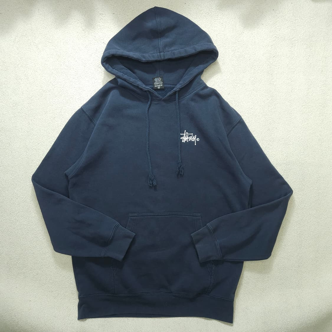 스투시 빅 스탁로고 후드티 M 상품이미지2
