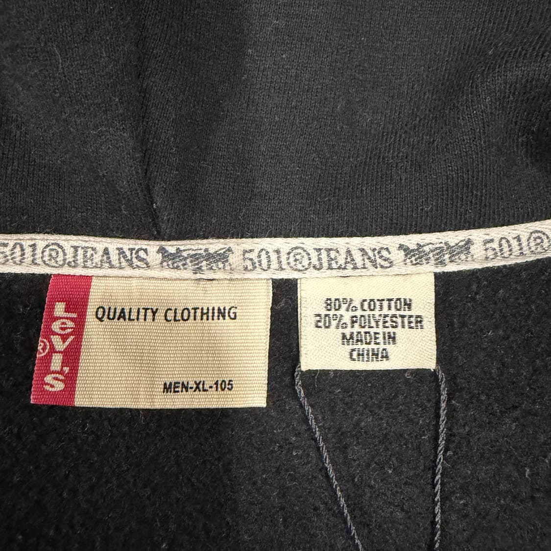 316. 리바이스 501 언발란스 후드집업 상품이미지3