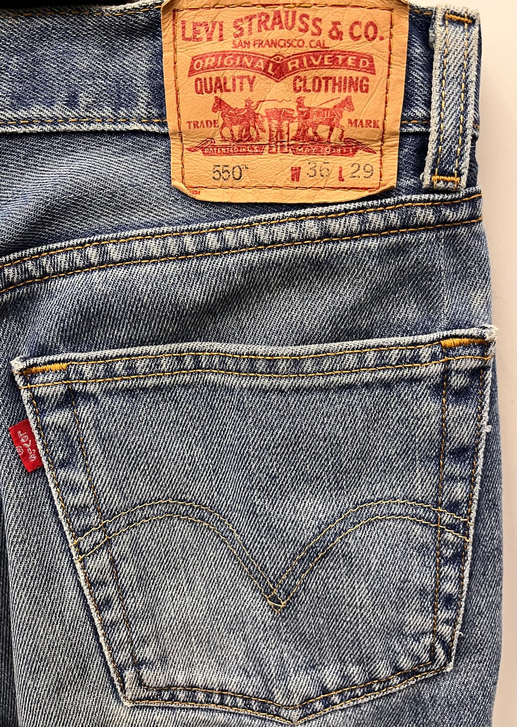 리바이스 550 RELAXED FIT 데님팬츠 W36 상품이미지5