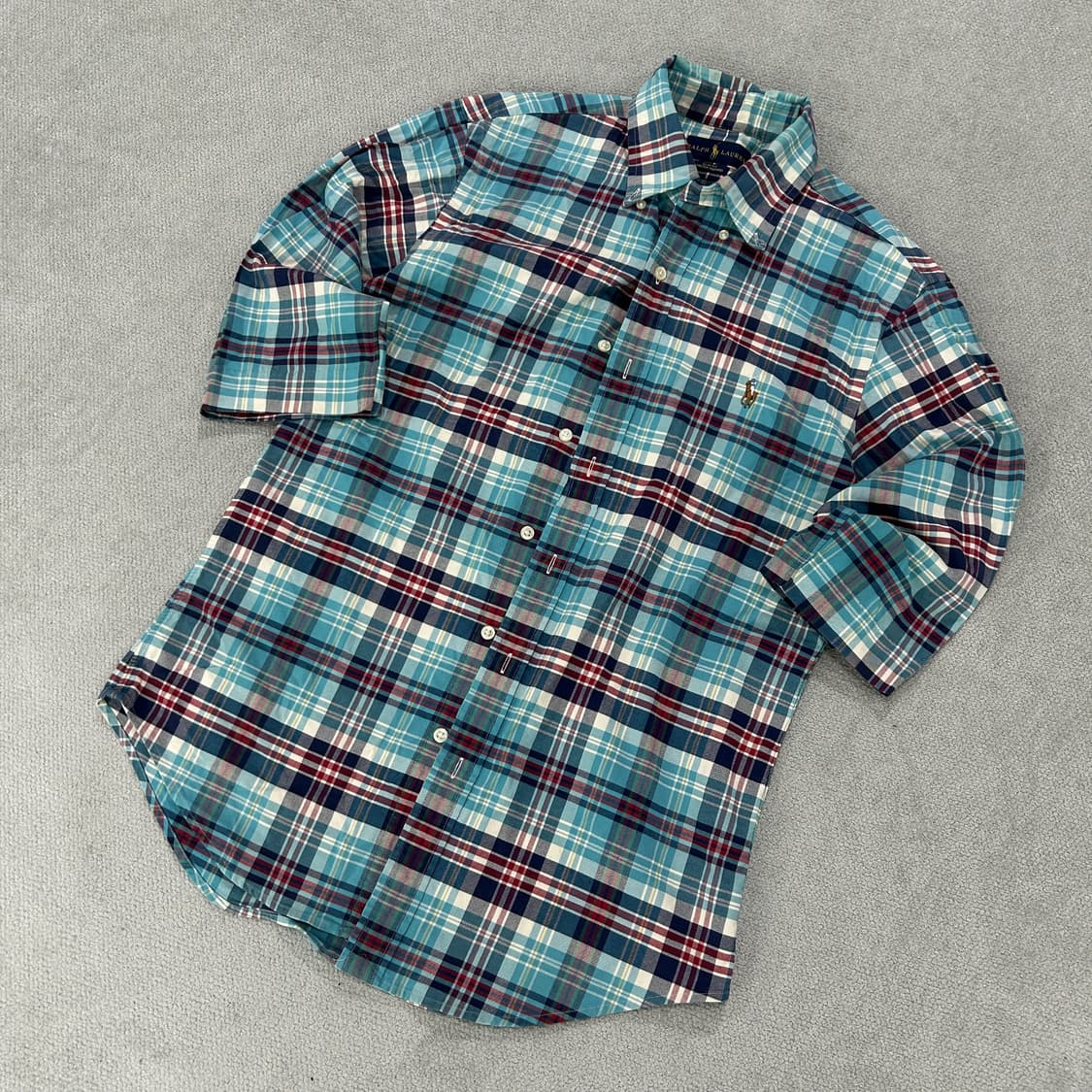 Polo 랄프로렌 체크 옥스포드 셔츠 m 상품이미지1