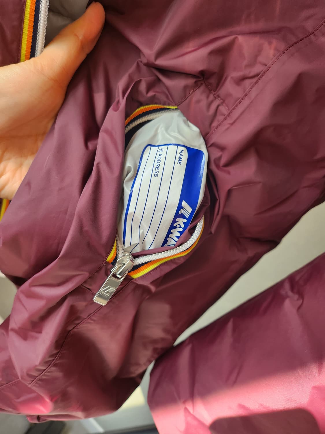 K.WAY 까웨 여성 패딩/ 리버시블 / 여성 다운패딩 상품이미지6