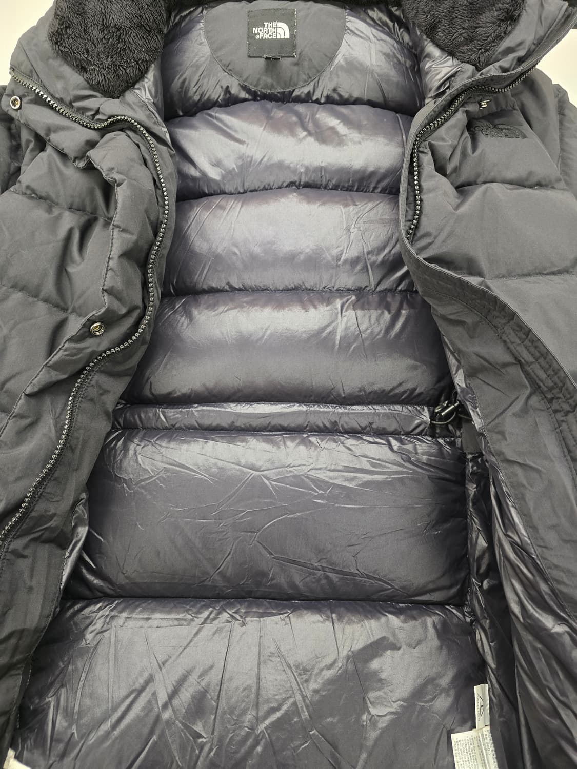 노스페이스 여성 구스다운 롱패딩.  싸이즈90 상품이미지5