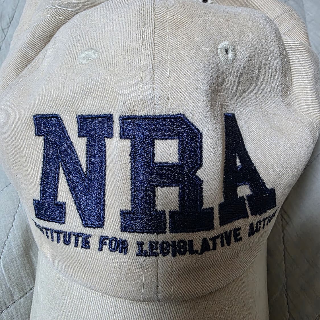 [OS] 빈티지 NRA 로고 6패널 볼캡 베이지 상품이미지3