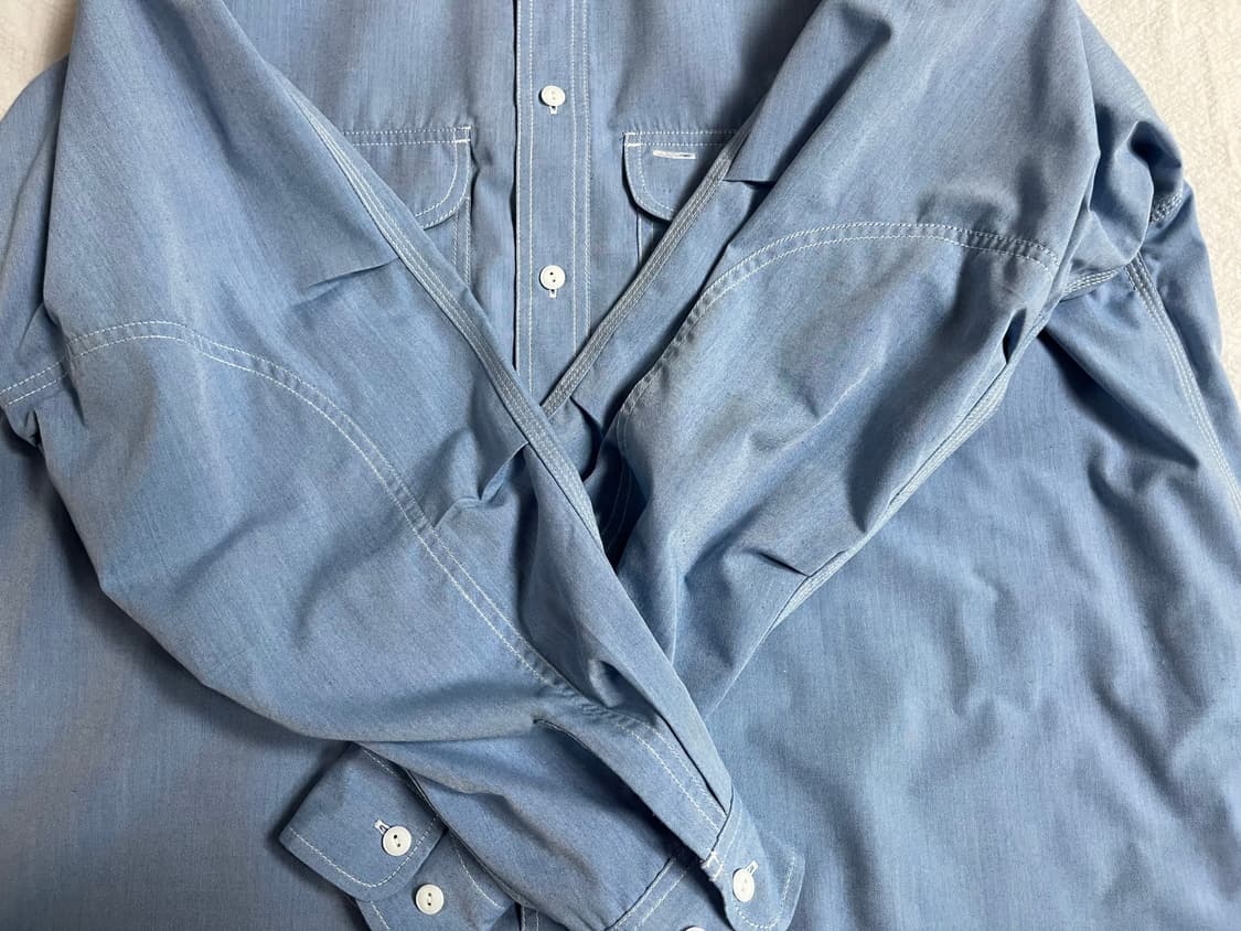 (L)다이와피어39 테크 샴브레이 워크셔츠 상품이미지5