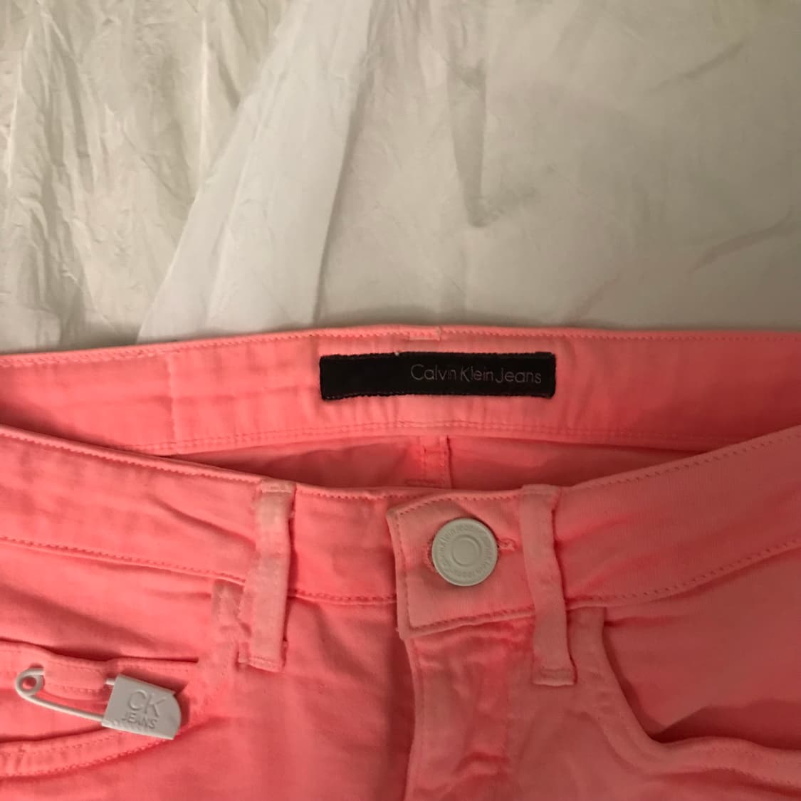 Calvin Klein 캘빈클라인 갸루 핑크 초미니스커트 상품이미지4