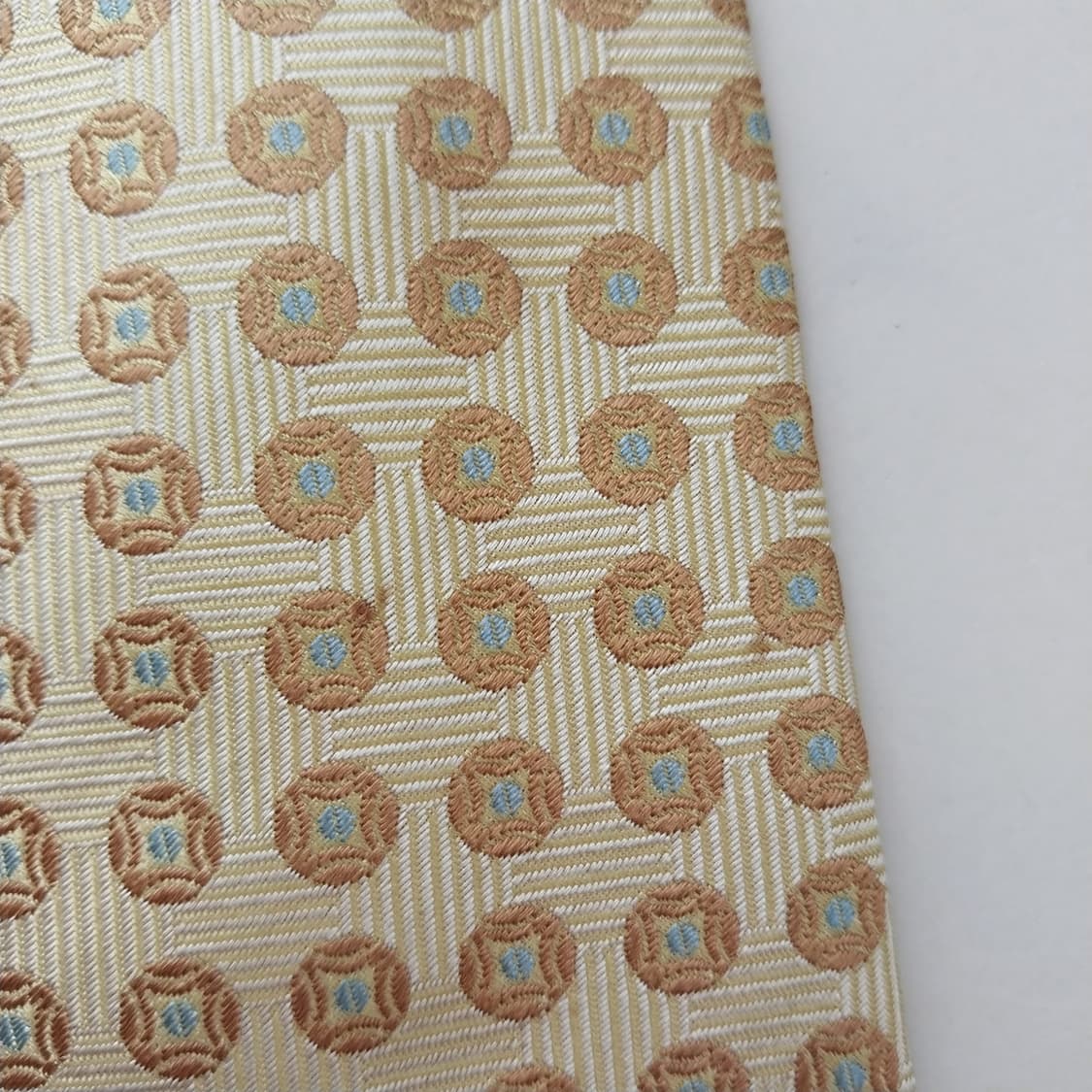 트루사르디 실크 레몬 패턴 넥타이 9.3cm A등급 K2601
 상품이미지9