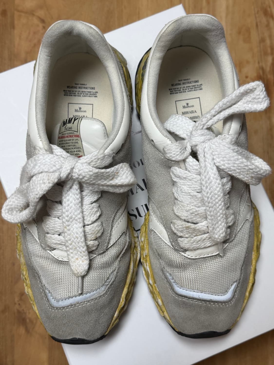 미하라야스히로 조지 OG솔 패널 스니커즈 상품이미지8