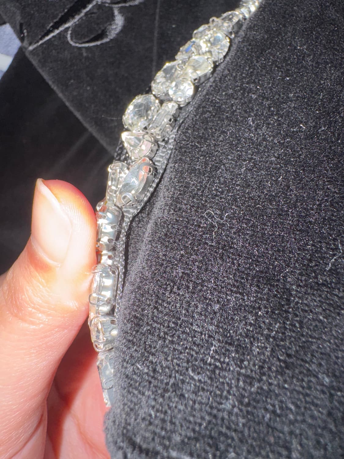 베이비메탈클럽 베메클 글램 퍼 벨루아 후드집업 후집 블랙 상품이미지3