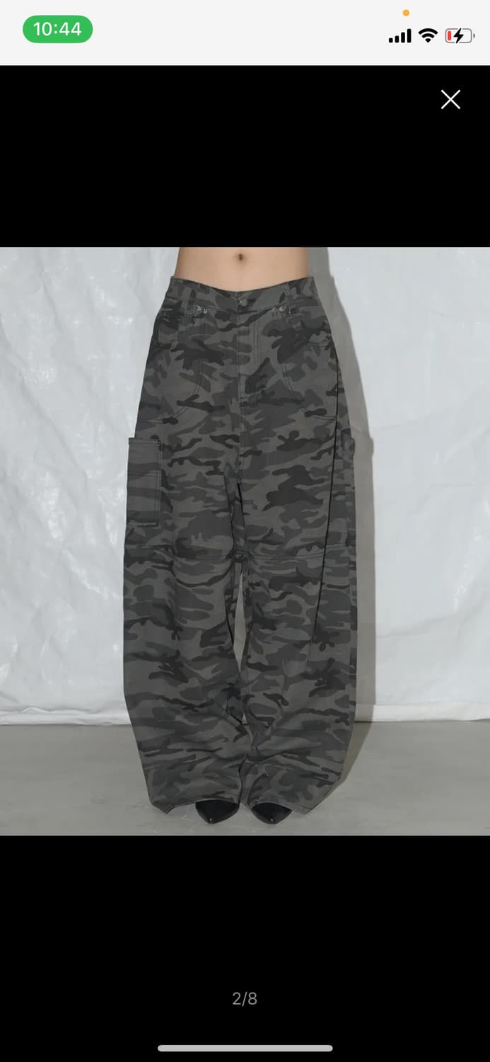 팬시클럽 카펜더 레터링 데님 팬츠 다크 그레이 1사이즈 상품이미지2