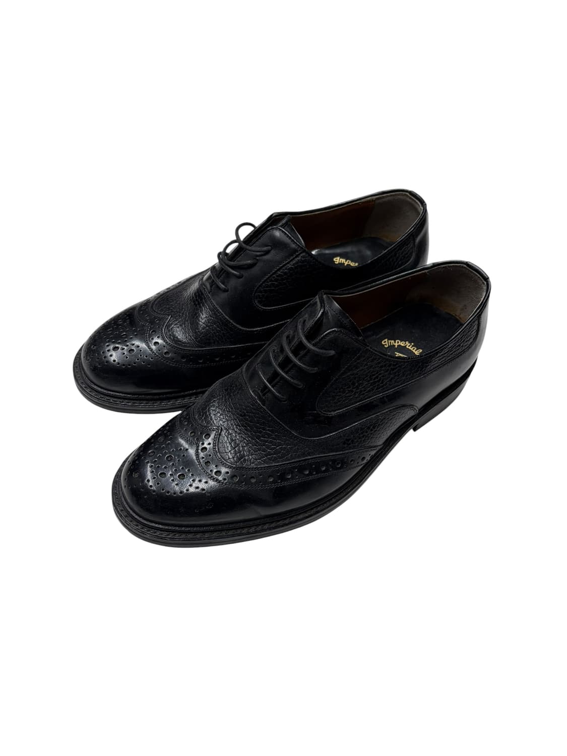 250) REGAL 블랙 윙팁 더비 슈즈 상품이미지2