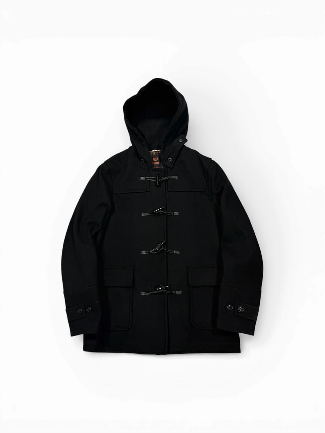 FUBU 토글 버튼 후드 코트 상품이미지1