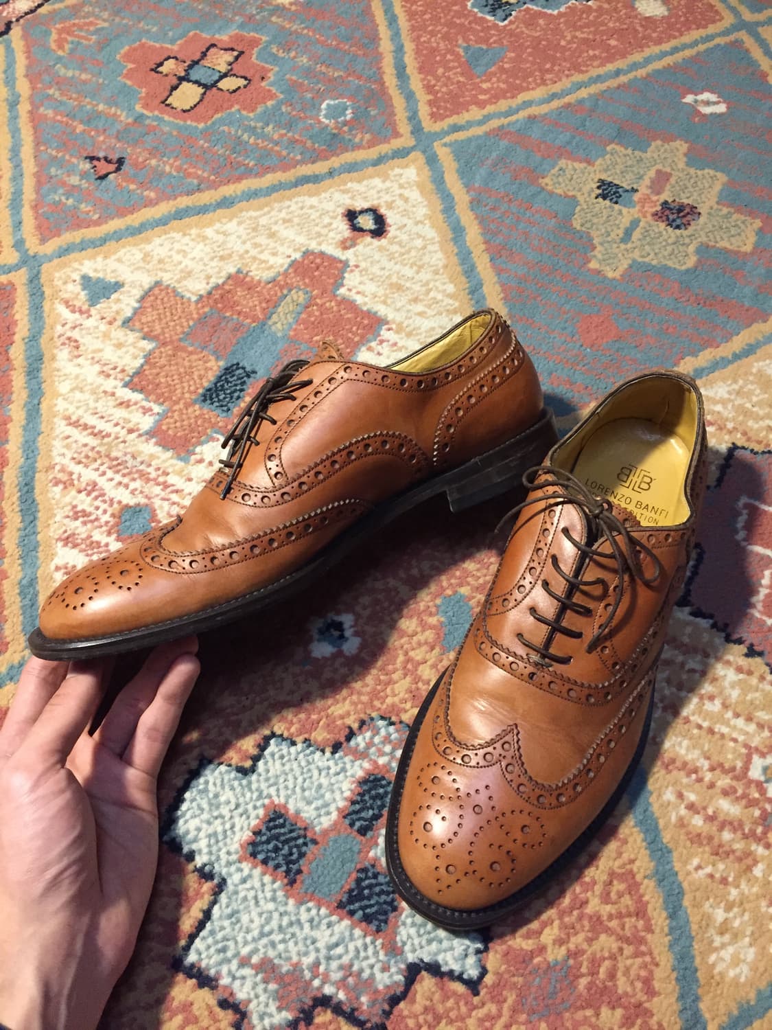 빈티지 이태리 메이드 윙팁  상품이미지4