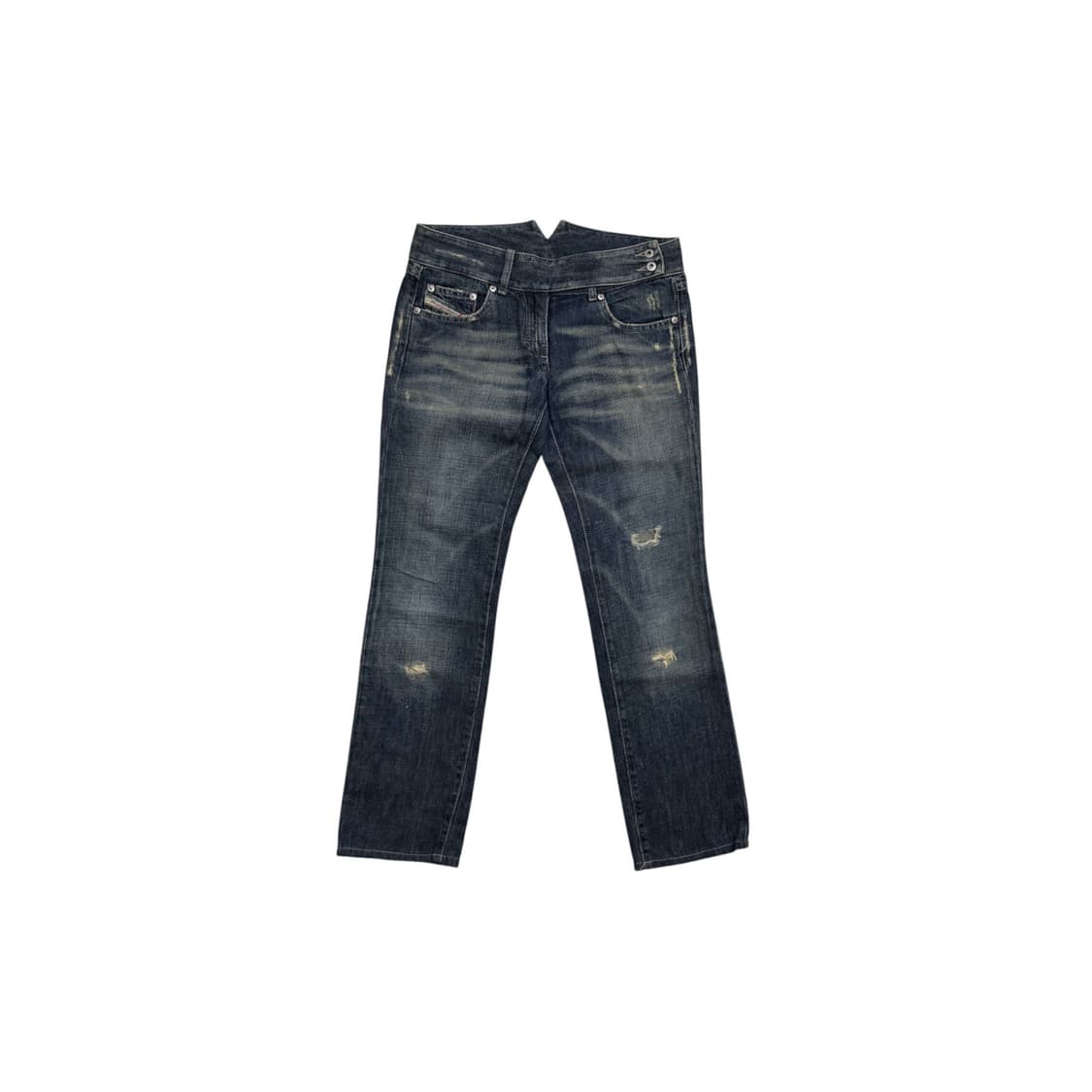 00s 디젤 로우라이즈 V컷 데님 팬츠 상품이미지1