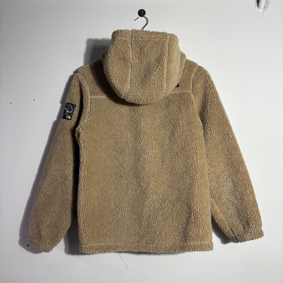 노스페이스 빈티지 베이지 보아 플리스 후드 집업 상품이미지3