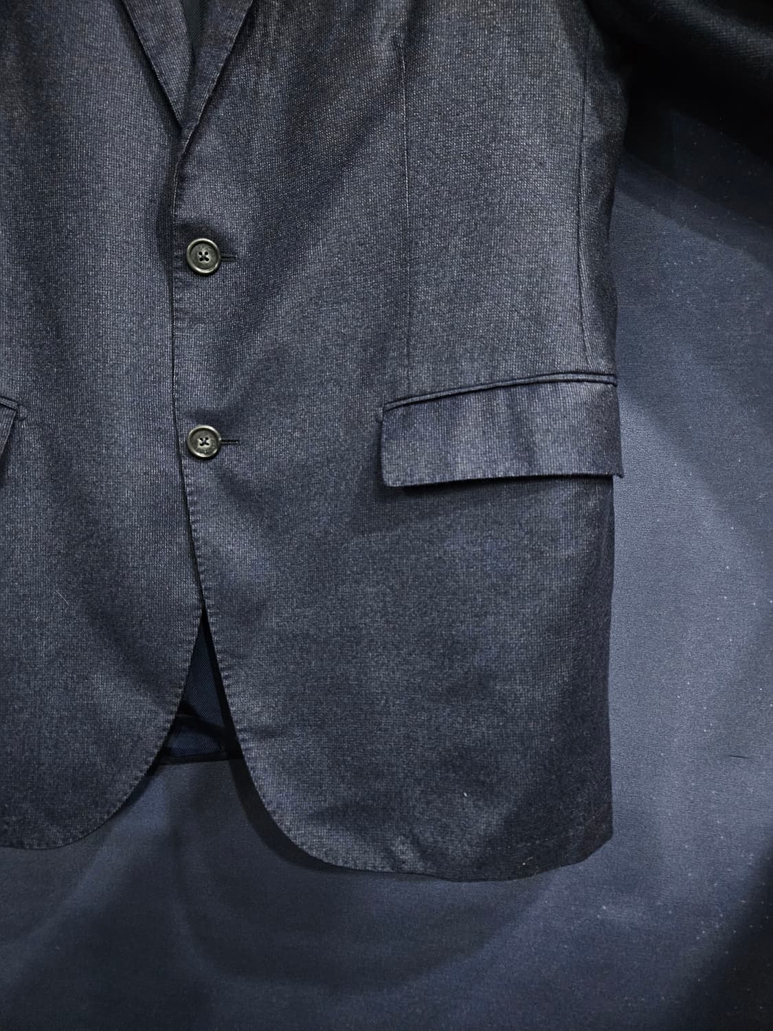 브로이어 네이비컬러 남성 50 정장자켓  상품이미지6