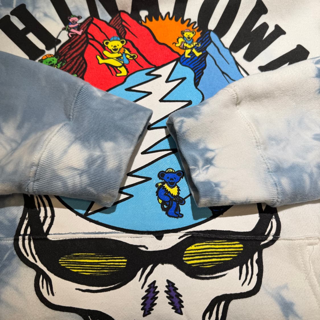 차이나타운 마켓 그레이트풀 데드 포지티브 알티튜드 타이다이 후드T
 상품이미지3