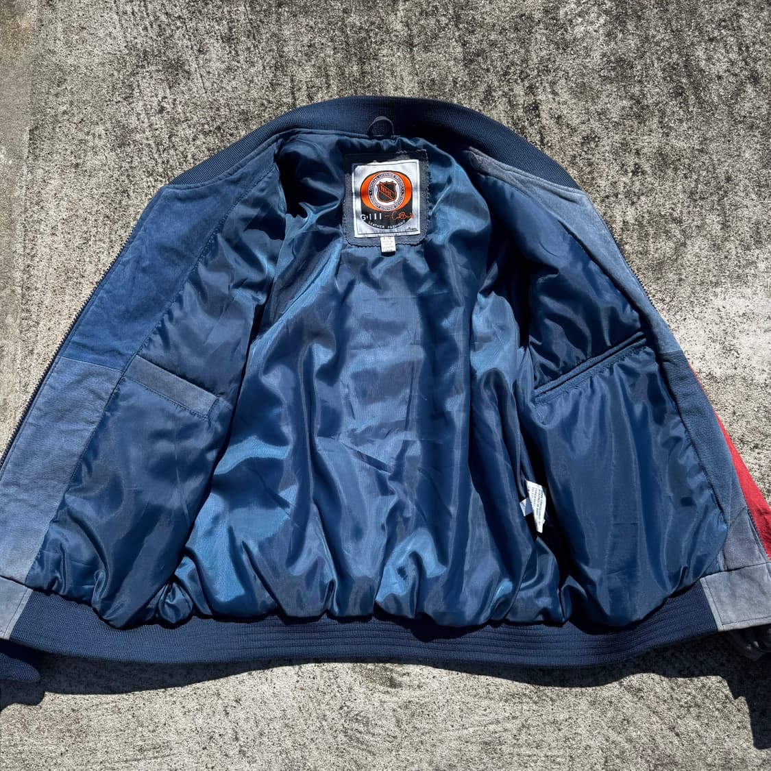 [L] G-III x Carl Banks NHL 뉴욕레인저스 스웨이드자켓 상품이미지3