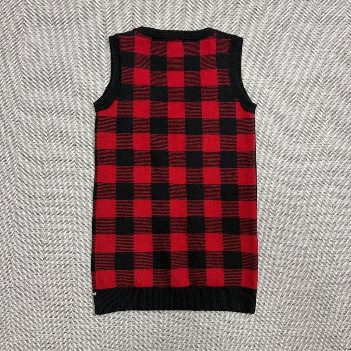 폴로진스 체크 니트 베스트 v1671 상품이미지2