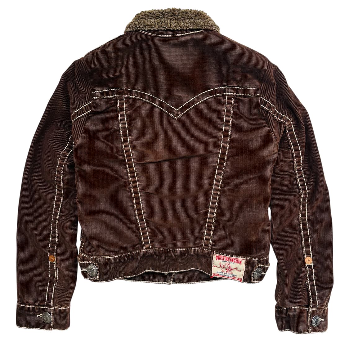 트루 릴리전 브라운 코듀로이 웨스턴 자켓 S 상품이미지4