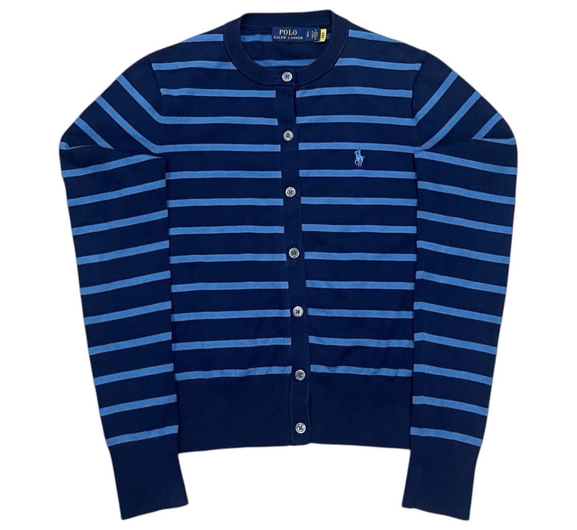 폴로 랄프 로렌 우먼 가디건 스트라이프 s 상품이미지1