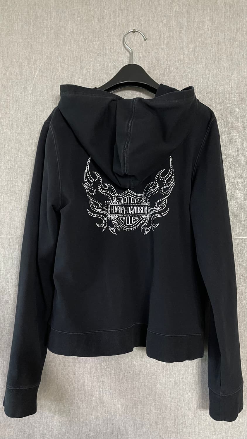 할리데이비슨 후드집업 큐빅 빈티지 y2k 여성 상품이미지2