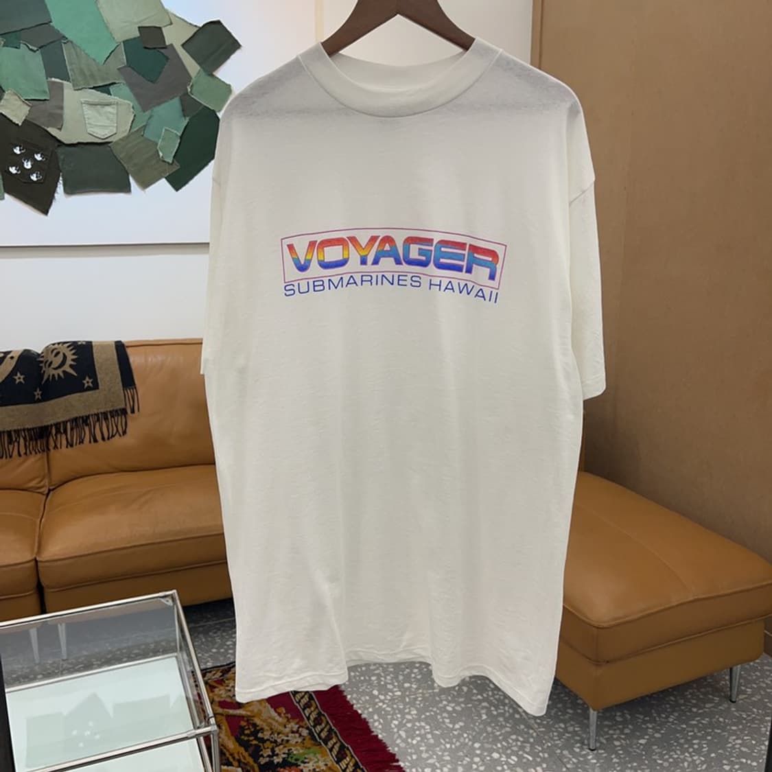 USA 빈티지 보이저 프린팅 반팔티 110 C04681  상품이미지1