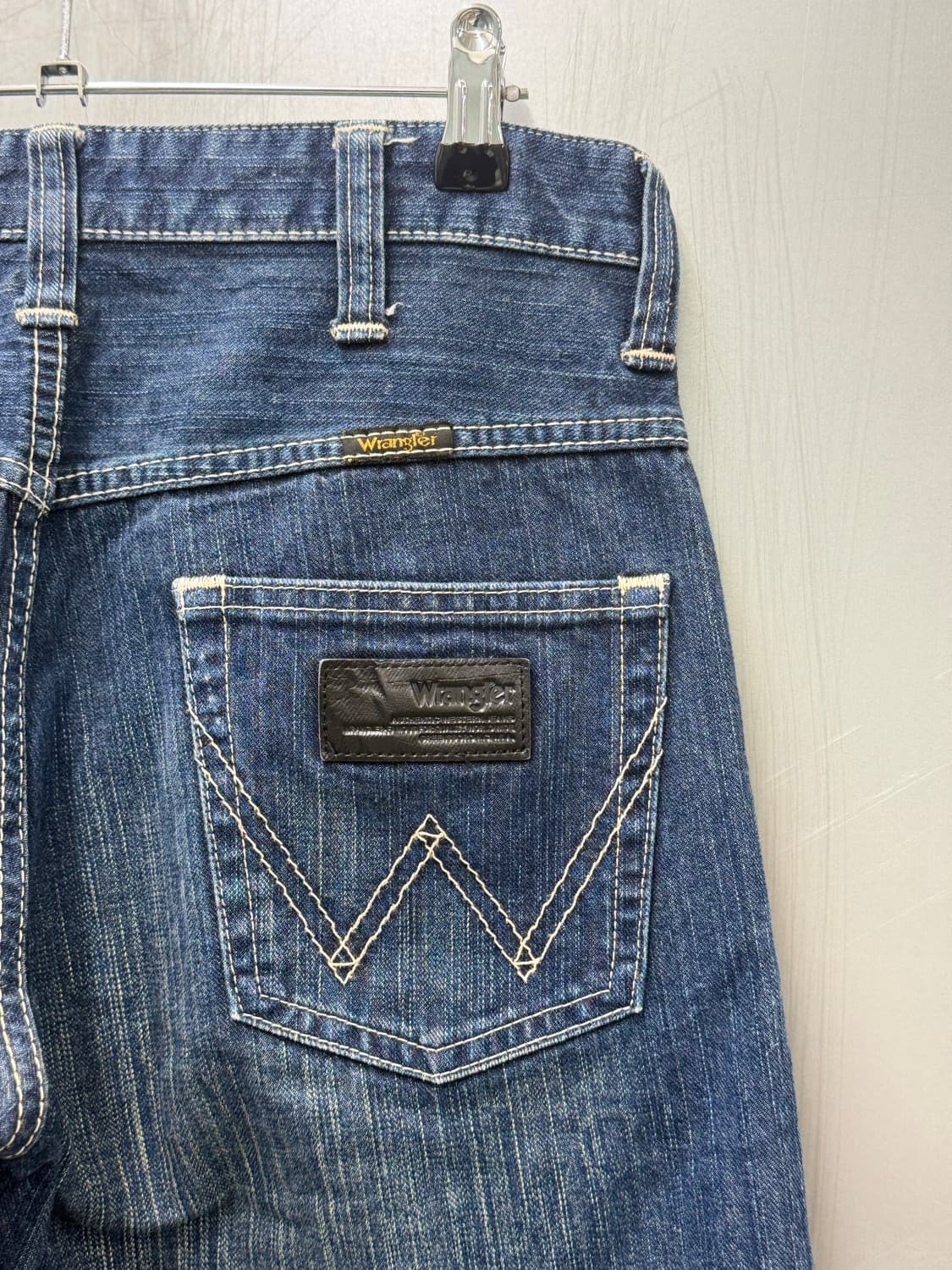 Wrangler 랭글러 블루 데님 워싱 하프 팬츠 상품이미지5