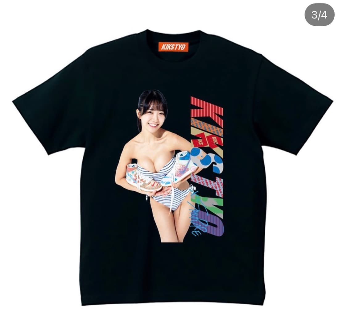 [L] 킥스툐 x  아마우 키스미 티셔츠 상품이미지1