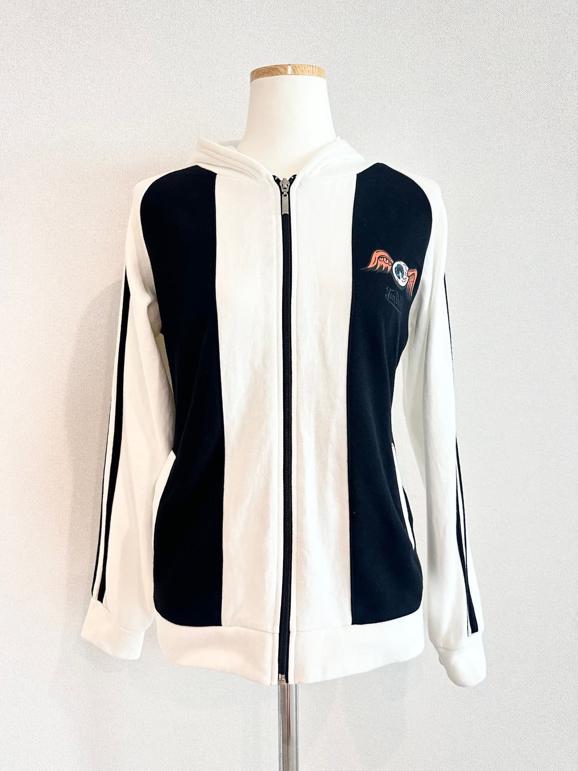 Von dutch 본더치 00's 배색 후드집업 갸루 y2k 펑크 괴짜 상품이미지2