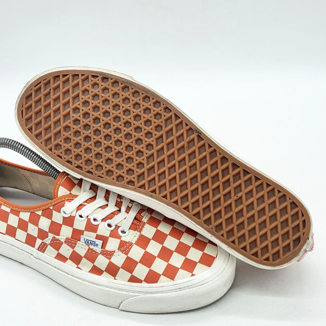 반스 어센틱 44 DX 애너하임 팩토리 체커보드 오렌지 (285) 상품이미지3