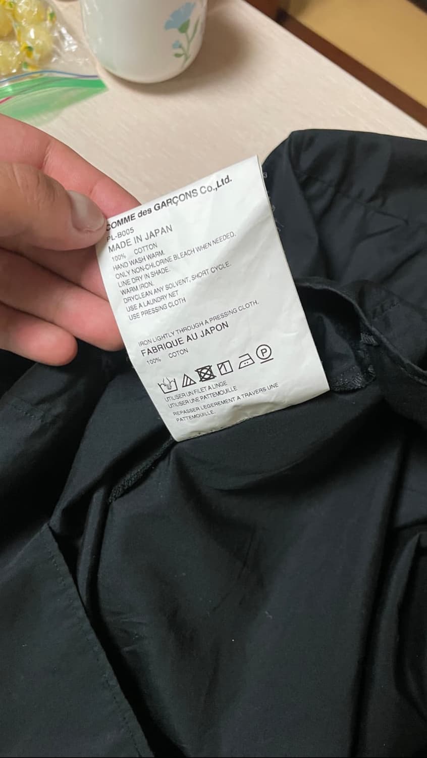 꼼데가르송 옴므 플러스 23aw 비대칭 다트 셔츠 m 상품이미지7